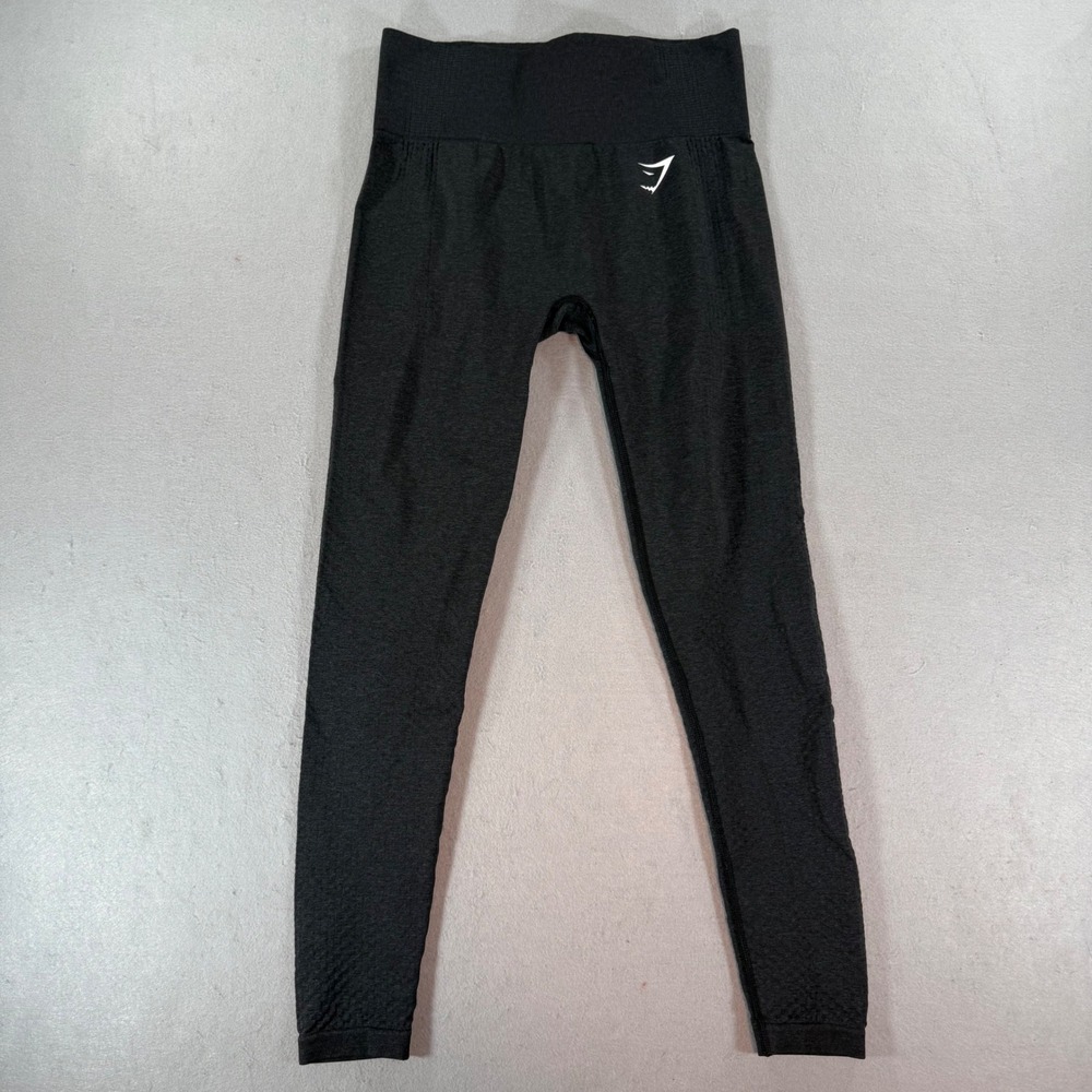 Gymshark Vital Seamless Leggings Womens XS Charcoal Grey Marl High Waisted